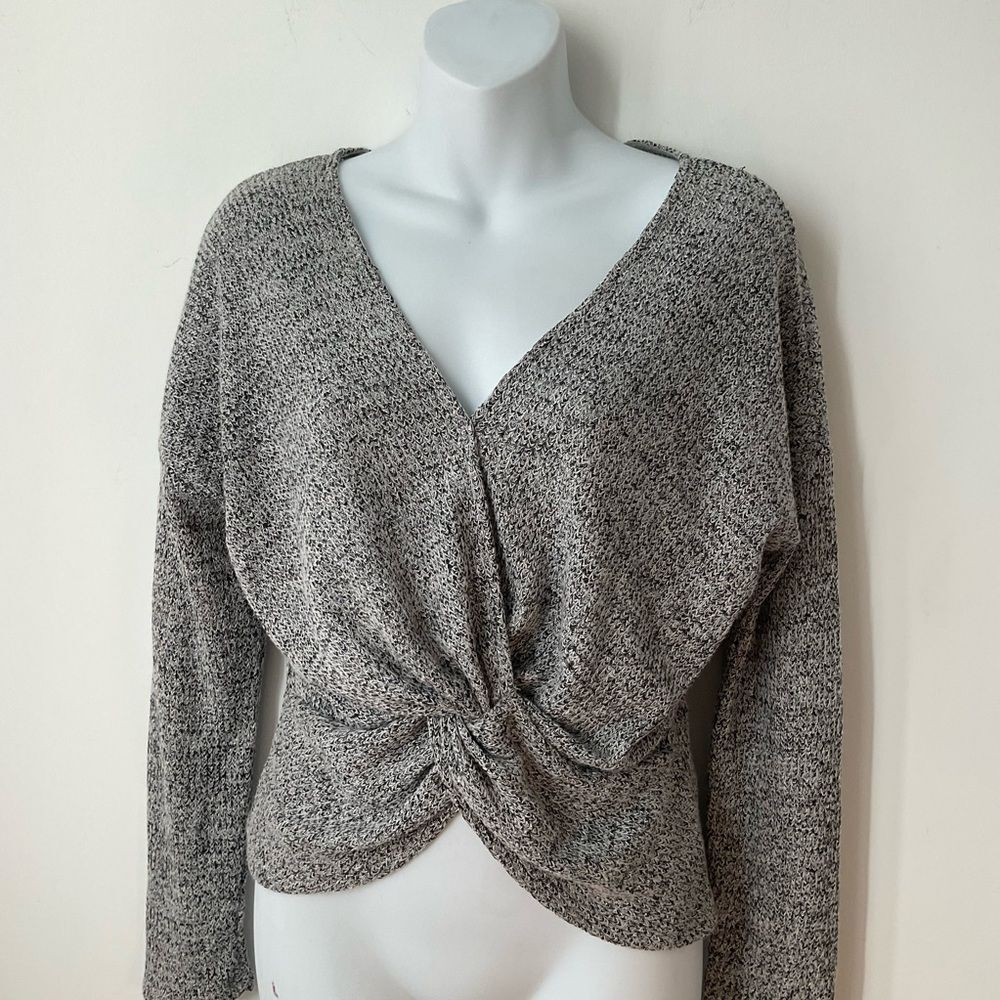 Eclipse knitted v-neck sweater
